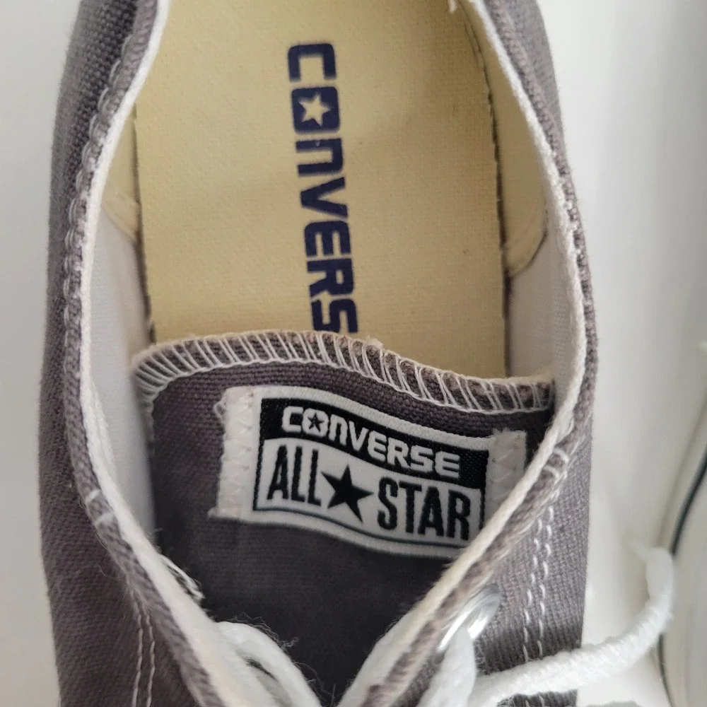 Converse Chuck Taylor All Star Unisex 6M‎ 8W Gray Low Top Canvas Sneakers 1J794 - Picture 9 of 14